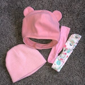 12-18m Hat/ headband bundle